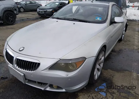 2005 BMW 645Ci z USA, uszkodzony, nr VIN WBAEH73495B191383